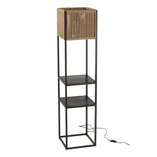 Lampadaire En Métal "ned" 133cm Noir