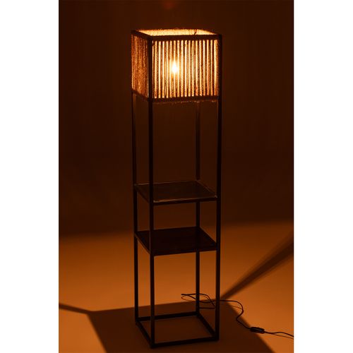 Lampadaire En Métal "ned" 133cm Noir