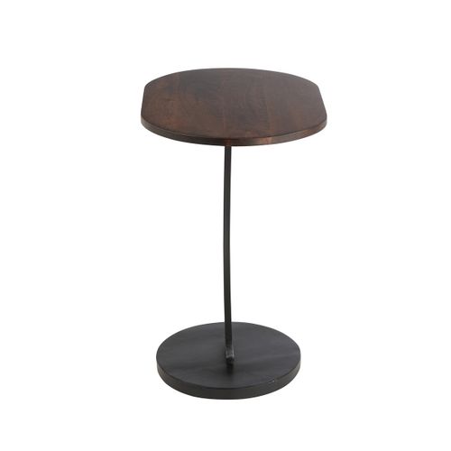 Table D'appoint En Bois "randy" 59cm Marron
