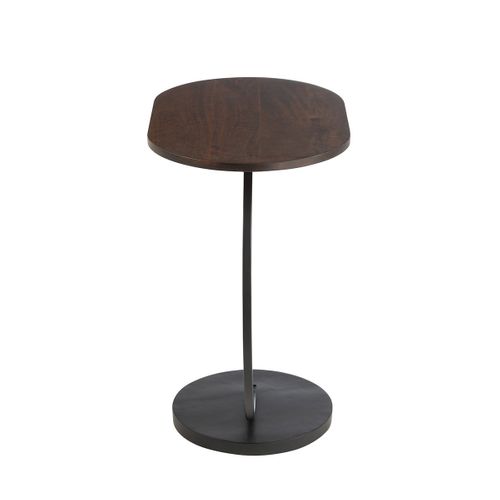 Table D'appoint En Bois "randy" 59cm Marron