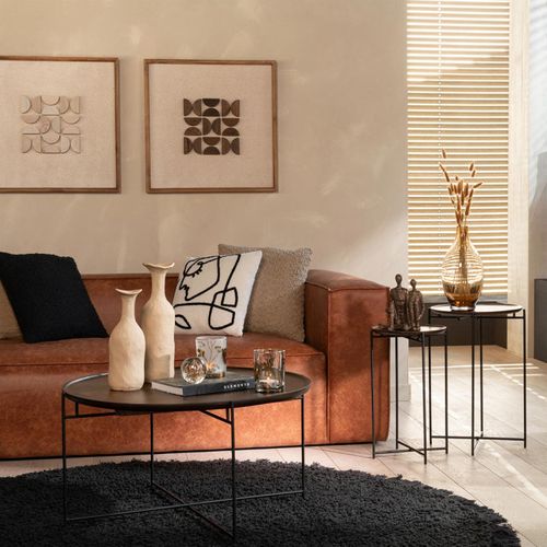 Table Basse En Bois "randy" 80cm Marron