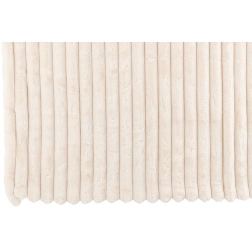 Plaid Design Uni "corduroy" 130x180cm Blanc