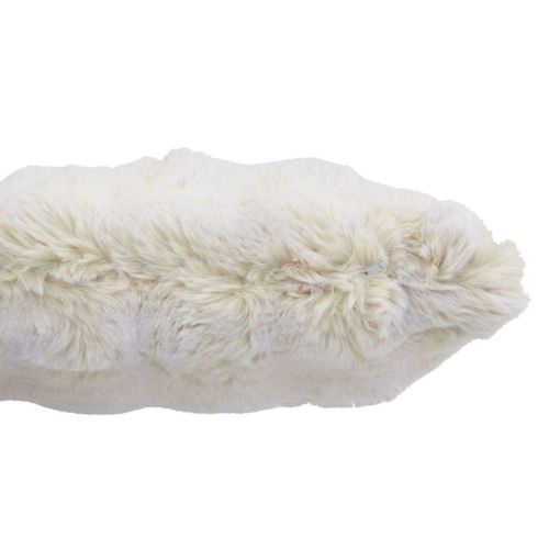 Coussin Déco Uni "wave" 45x45cm Ivoire