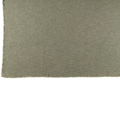 Plaid Uni "effiloché" 130x180cm Vert
