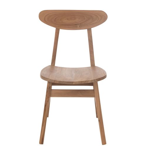 Chaise En Teck "sofia" 78cm Naturel