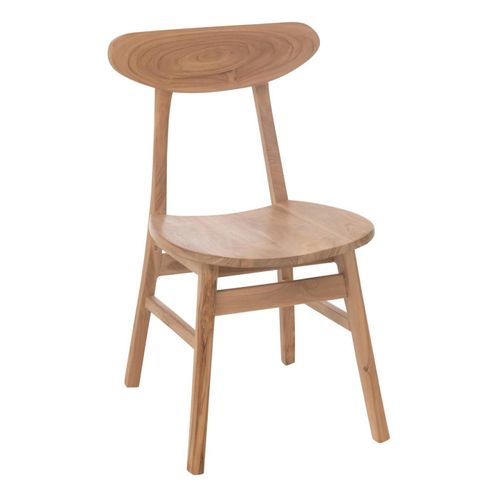 Chaise En Teck "sofia" 78cm Naturel