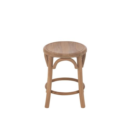 Tabouret En Teck "ali" 50cm Naturel