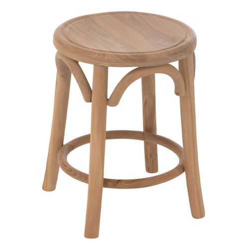 Tabouret En Teck "ali" 50cm Naturel