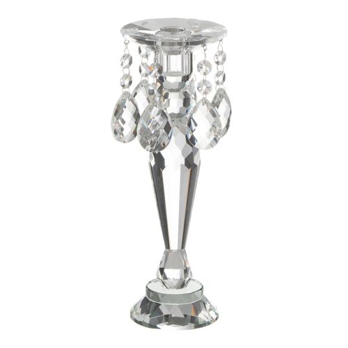 Chandelier Design En Cristal "louise" 28cm Transparent