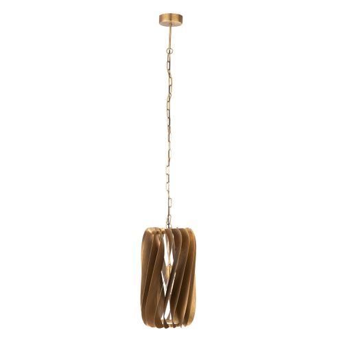 Lampe Suspension Design En Métal "tina" 156cm Doré