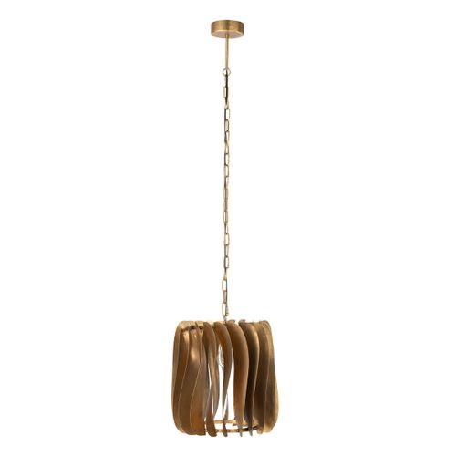 Lampe Suspension Design En Métal "tina" 148cm Doré
