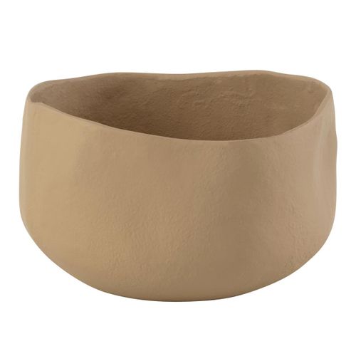 Coupelle Déco En Métal "goa" 24cm Beige