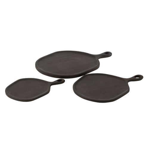 Plateau De Service En Bois "goa" 46cm Marron