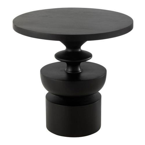 Table D'appoint En Bois "goa" 48cm Noir