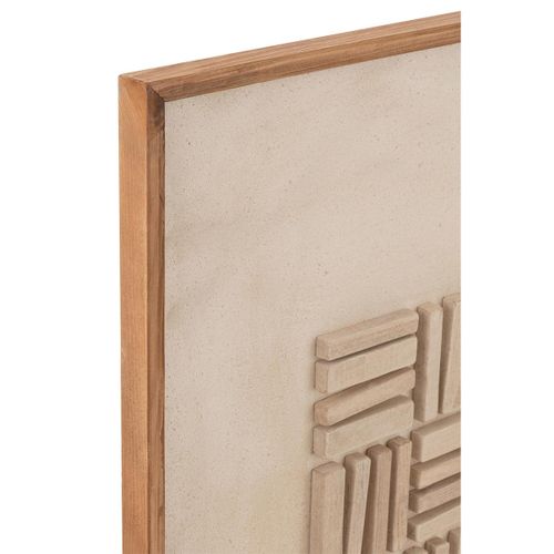 Tableau Déco "john" 82x122cm Naturel