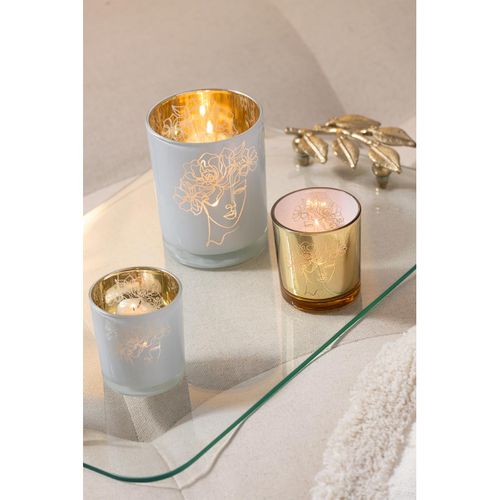 Plateau En Verre Feuille "ofelia" 50cm Transparent