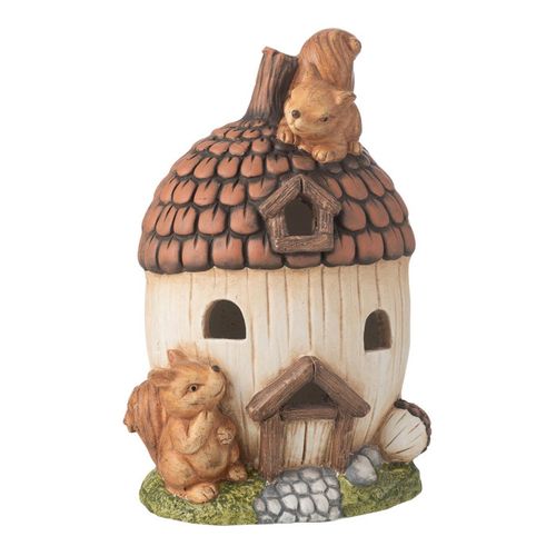 Maison Déco à LED "gland" 35cm Marron