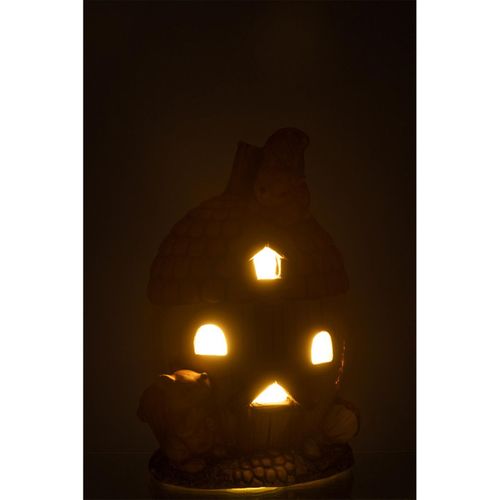 Maison Déco à LED "gland" 35cm Marron