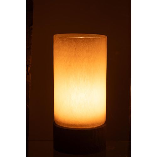 Photophore Design "ray" 29cm Gris et Noir