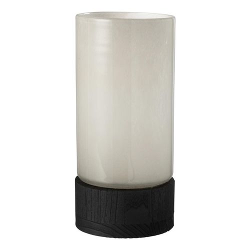 Photophore Design "ray" 29cm Gris et Noir