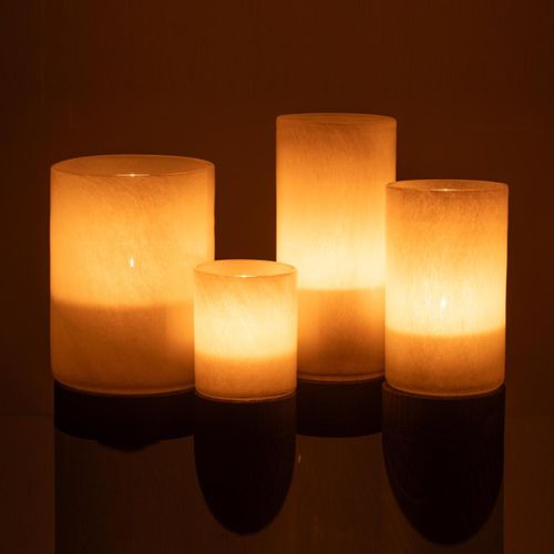 Photophore Design "ray" 29cm Gris et Noir