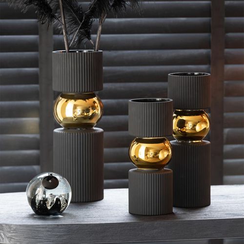 Presse-papier En Verre "magic" 10cm Noir