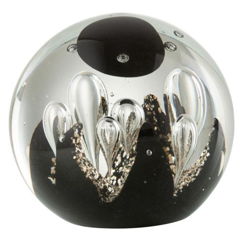 Presse-papier En Verre "magic" 10cm Noir