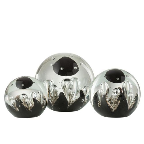 Presse-papier En Verre "magic" 12cm Noir