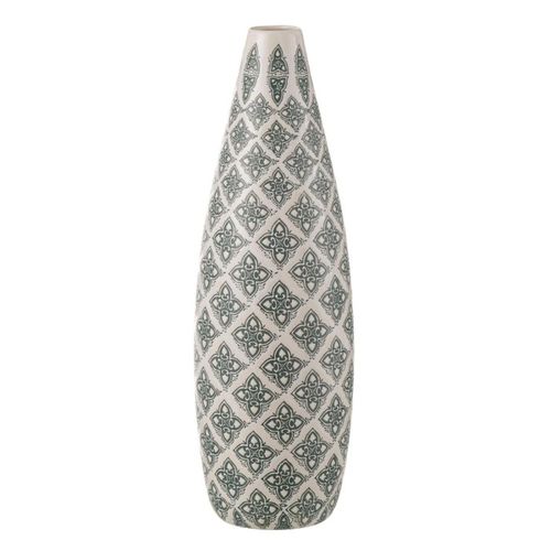 Vase En Porcelaine "kousa" 53cm Bleu et Blanc