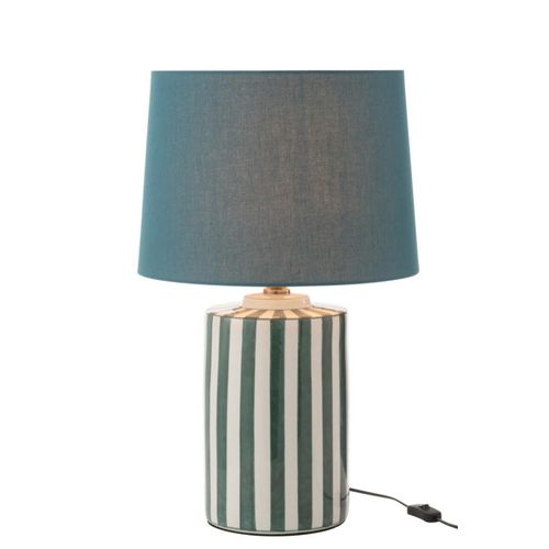 Lampe à Poser En Porcelaine "listra" 63cm Vert
