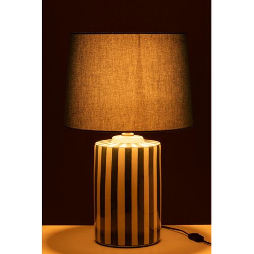 Lampe à Poser En Porcelaine "listra" 63cm Vert