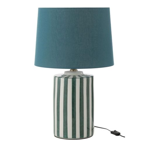 Lampe à Poser En Porcelaine "listra" 63cm Vert