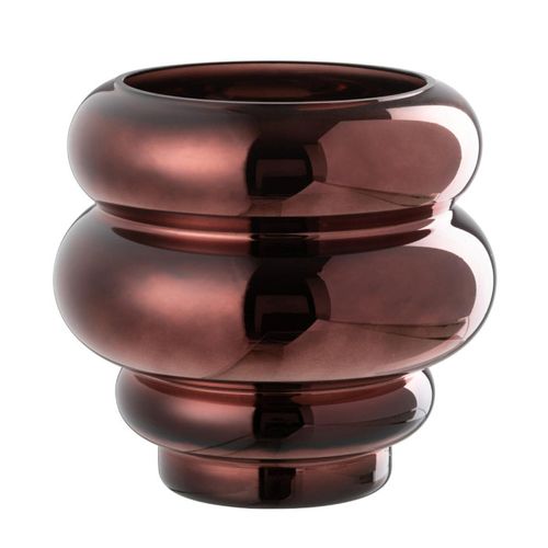 Photophore Design "cléa" 20cm Prune