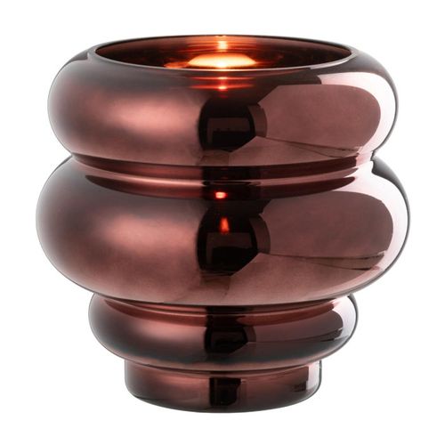 Photophore Design "cléa" 20cm Prune