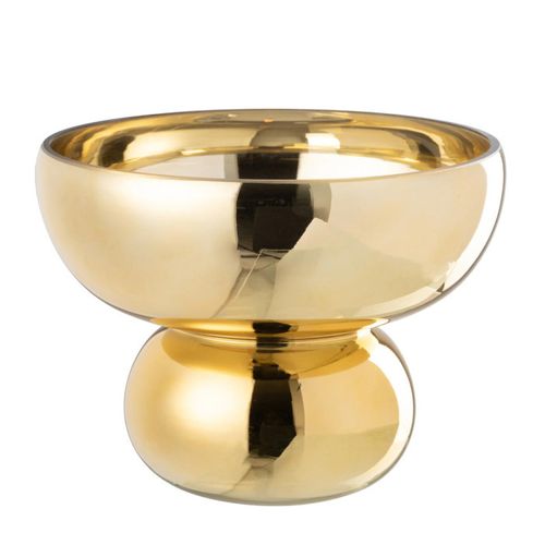 Photophore Design Bol "cléa" 23cm Doré