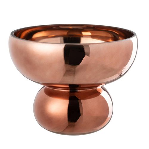 Photophore Design Bol "cléa" 23cm Brun