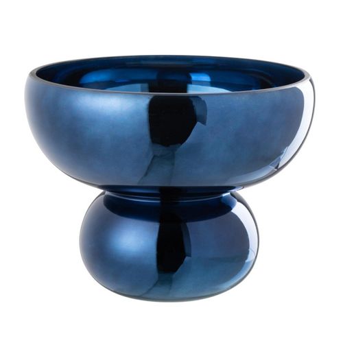 Photophore Design Bol "cléa" 23cm Bleu