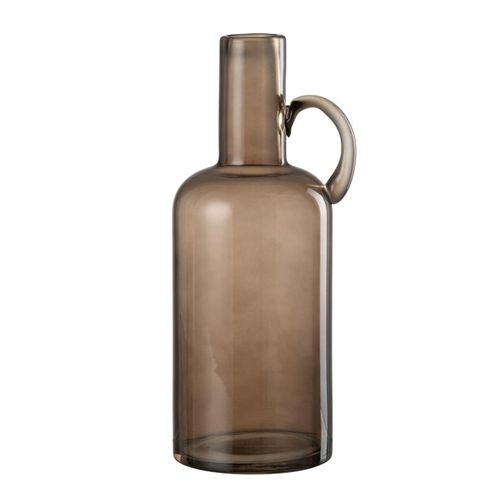 Vase Design Avec Anse "blognac" 32cm Gris