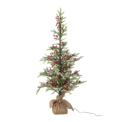 Sapin De Noël Artificiel à LED "jute" 130cm Vert