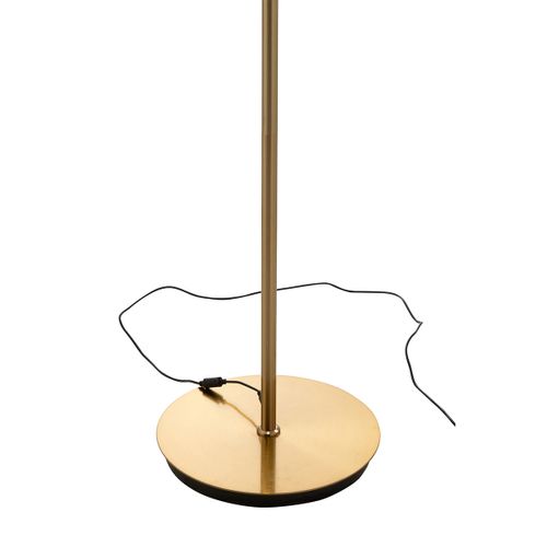 Lampadaire En Verre à LED "omar" 168cm Marron