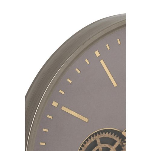 Horloge Murale Engrenage "plum" 60cm Gris