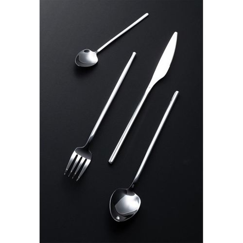 Ménagère 24 Pièces En Inox "irvin Brillant" 27cm Argent