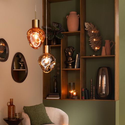 Lampe Suspension Design "kerri" 160cm Gris