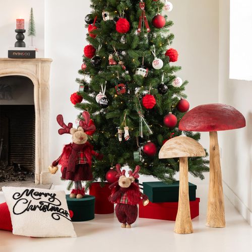 Lot De 3 Boîtes De Rangement "vaughn" 36cm Rouge