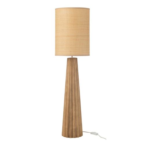 Lampe à Poser Parapluie En Bois "ailanthus" 100cm Naturel