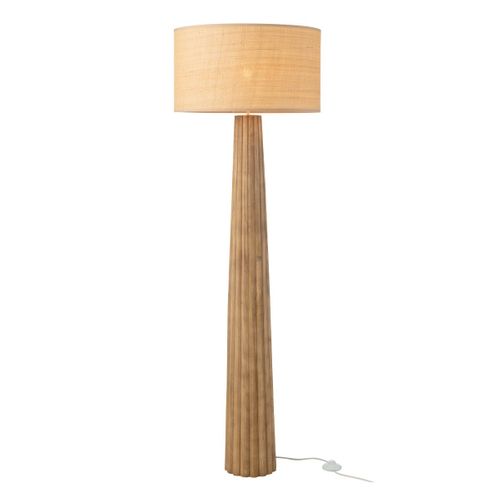 Lampadaire Parapluie En Bois "ailanthus" 157cm Naturel