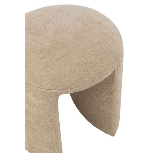 Tabouret Design "anise" 44cm Beige