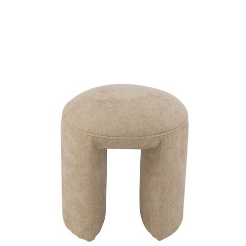 Tabouret Design "anise" 44cm Beige