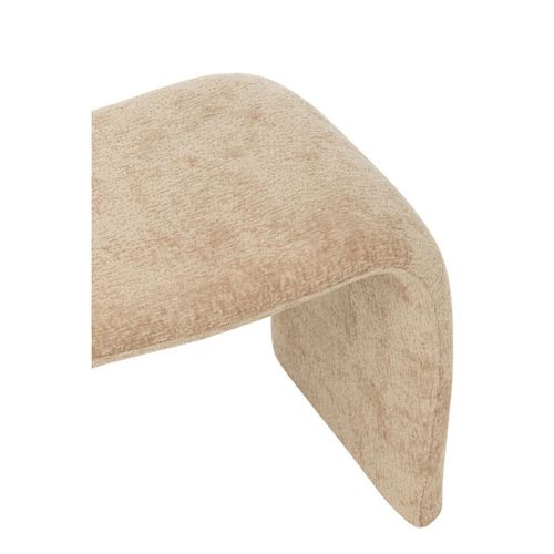 Pouf Design "anise" 61cm Beige