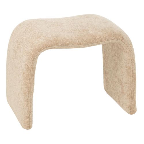 Pouf Design "anise" 61cm Beige